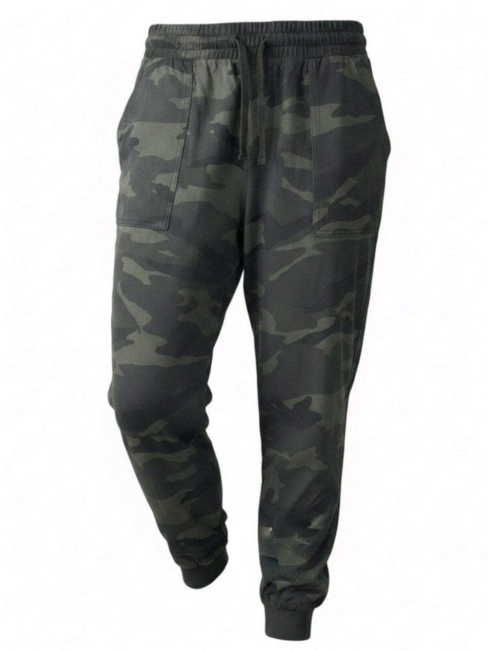 Men's Camouflage Jogger Pants - Green Camo